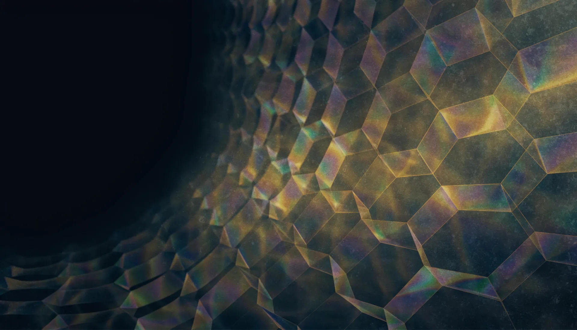 A luminous hexagonal lattice of light
